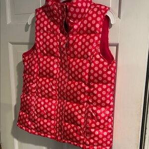 Children's Red Polka Dot Puffer Vest